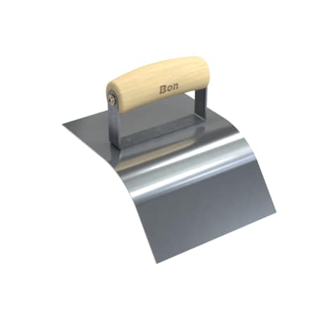 Bon Tool Bon 12-414 Curb Tool, 6" X 5", 3" Radius Wood Handle 12-414